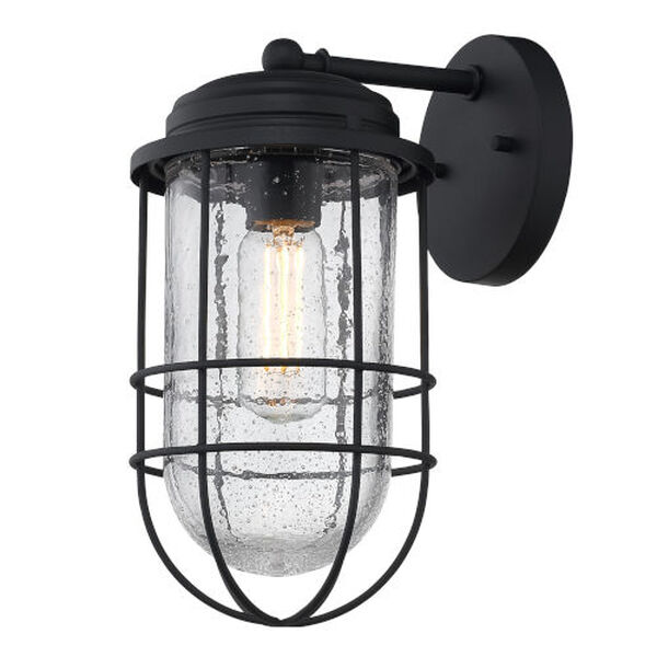 Seaport Natural Black6-Inch One-Light Outdoor Wall Sconce, image 1